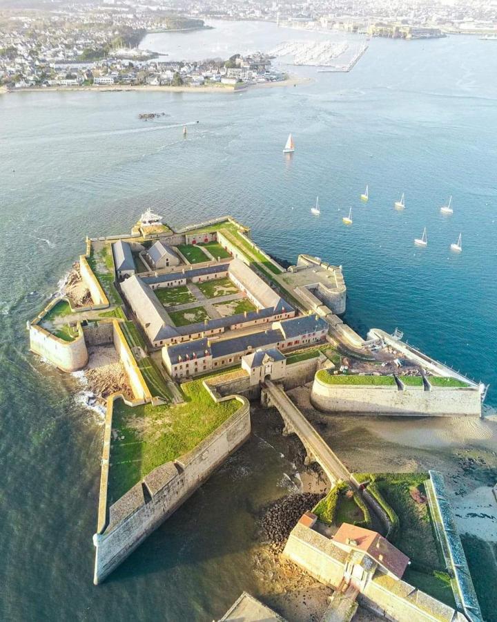 Hotel Spa De La Citadelle Lorient ปอร์-หลุยส์ ภายนอก รูปภาพ
